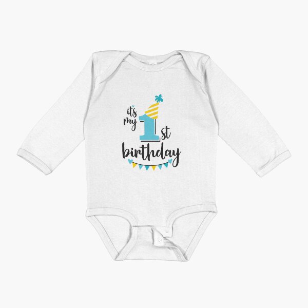 Item preview, 1st birthday 1 year of being awesome 1 year kid girl boy Off birthday Vacation Inspiration Joy Mood designed and sold by DesignByHeartUK.