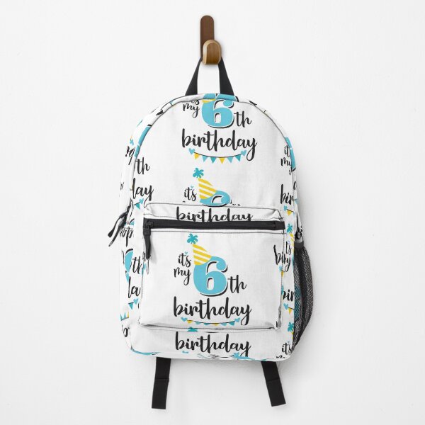 Item preview, 6th birthday 6 years of being awesome 6 years kid girl boy Off birthday Vacation Inspiration Joy Mood designed and sold by DesignByHeartUK.
