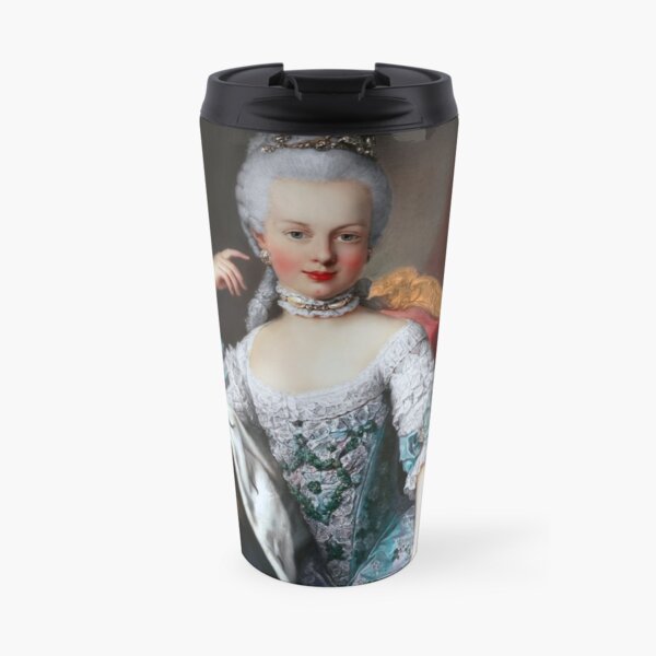 Portrait Of Marie Antoinette of Austria by Martin van Meytens Old Masters Xzendor7 Classical Art Reproductions Travel Coffee Mug