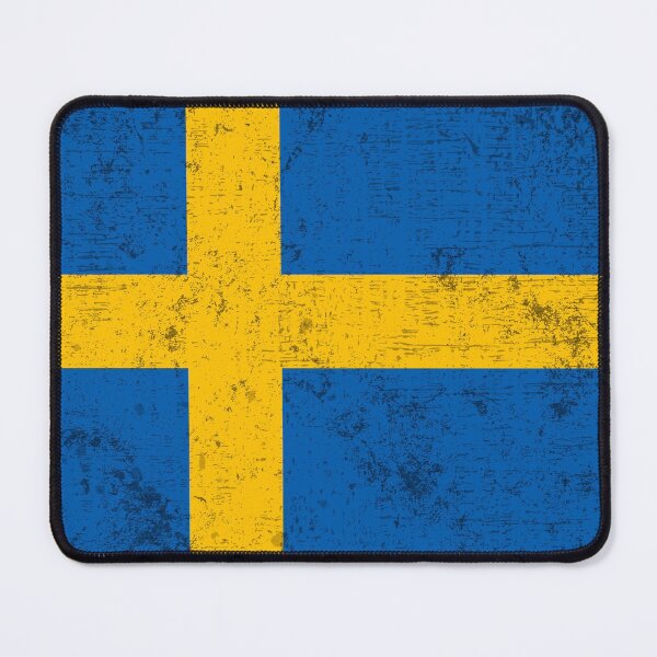 Item preview, Distressed Swedish Flag designed and sold by LiToDesignCo.