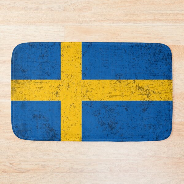Item preview, Distressed Swedish Flag designed and sold by LiToDesignCo.