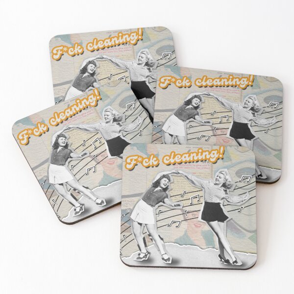 Item preview, F * ck cleaning - Vintage ladies designed and sold by MarDelgado.