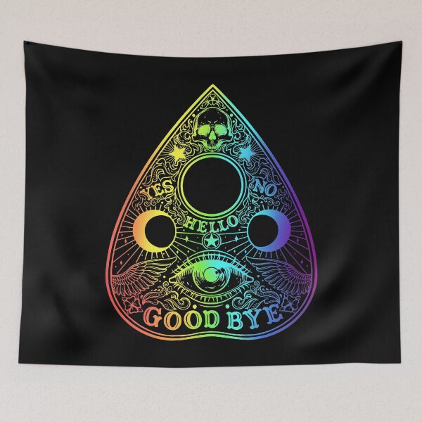 Item preview, Ouija Board Rainbow Planchette Gothic Witchcraft Paranormal Halloween Costume designed and sold by Xeuno.