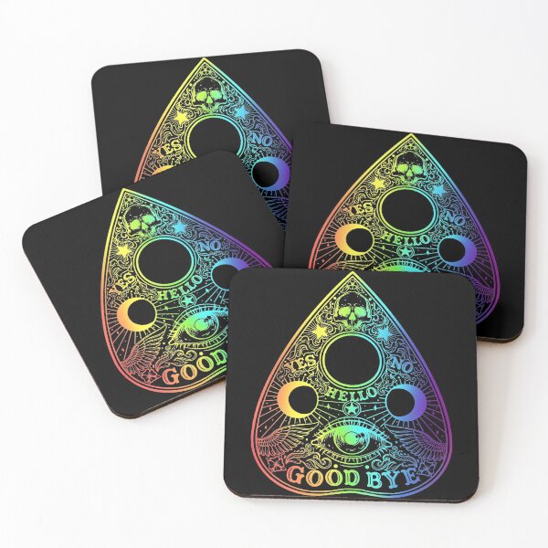 Item preview, Ouija Board Rainbow Planchette Gothic Witchcraft Paranormal Halloween Costume designed and sold by Xeuno.