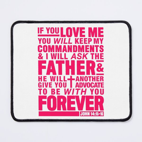 Item preview, John 14:15-16 designed and sold by plushism.