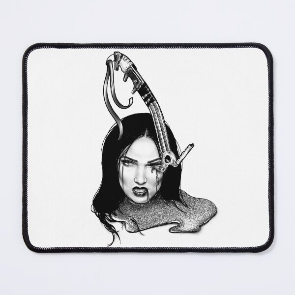 Item preview, Ice pick- a portrait (monochromatic illustration on white) designed and sold by Anicatattoos.