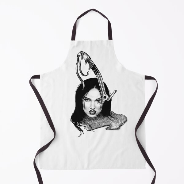 Item preview, Ice pick- a portrait (monochromatic illustration on white) designed and sold by Anicatattoos.