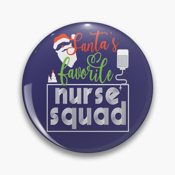 Item preview, Santa's Favorite Nurse Squad Christmas  designed and sold by JooArtPrints  ★★★★★.