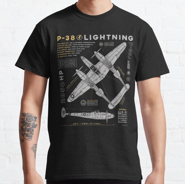 P-38 Lightning T-shirt classique