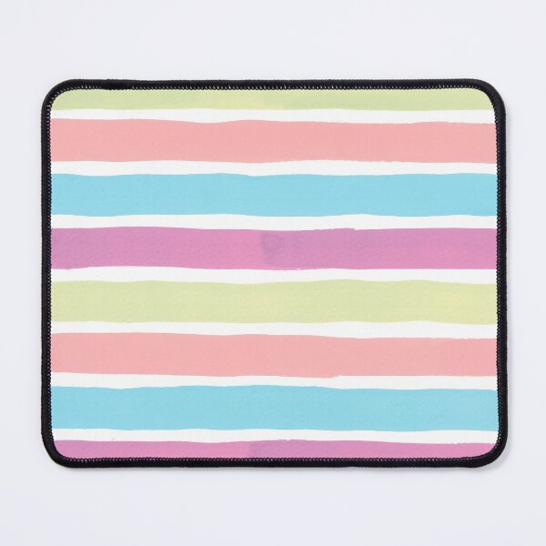 Item preview, Watercolor Striped Horizontal Pastel Rainbow Throw Pillow designed and sold by Shadowlight21.
