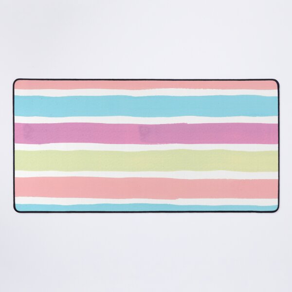 Item preview, Watercolor Striped Horizontal Pastel Rainbow Throw Pillow designed and sold by Shadowlight21.