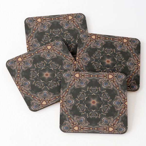 Item preview, Steampunk Hexagon designed and sold by JadeRiverImages.