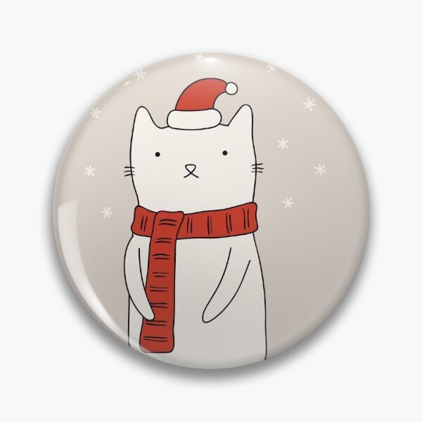 Item preview, Merry Christmas, cat doodles Xmas, holiday greet designed and sold by Pointit.