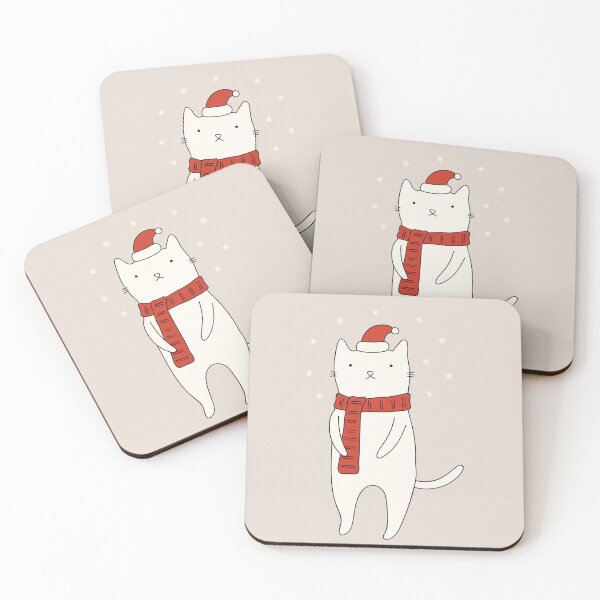 Item preview, Merry Christmas, cat doodles Xmas, holiday greet designed and sold by Pointit.