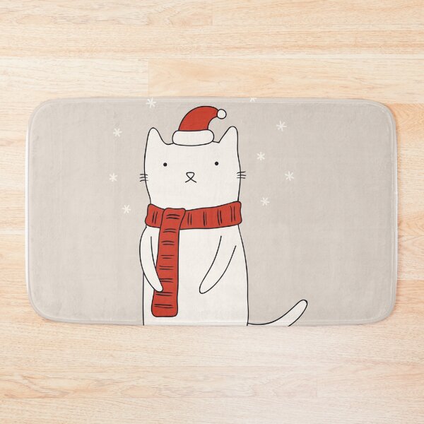 Item preview, Merry Christmas, cat doodles Xmas, holiday greet designed and sold by Pointit.