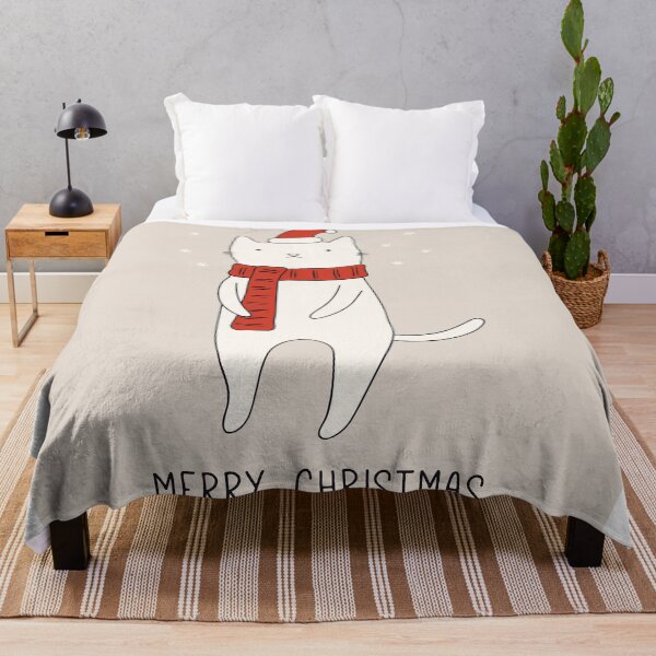 Item preview, Merry Christmas, cat doodles Xmas, holiday greet designed and sold by Pointit.