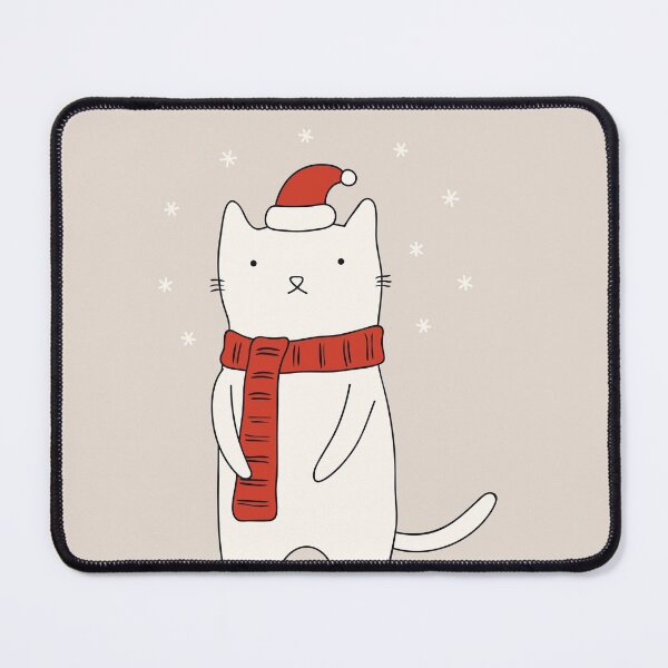 Item preview, Merry Christmas, cat doodles Xmas, holiday greet designed and sold by Pointit.