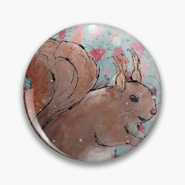 Item preview, Lovely squirrel in pink  designed and sold by Kreajuut.