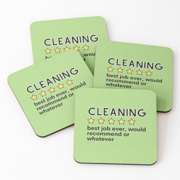 Item preview, Cleaning Best Job Ever or Whatever Funny Housekeeping designed and sold by SavvyCleaner.