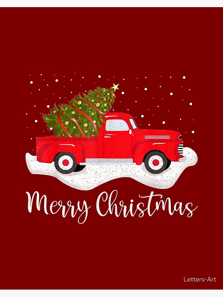 Vintage Wagon Christmas Shirt Tree On Car Xmas Red Truck T-Shirt Vintage Wagon Christmas Shirt Tree On Car Xmas Red Truck T-Shirt