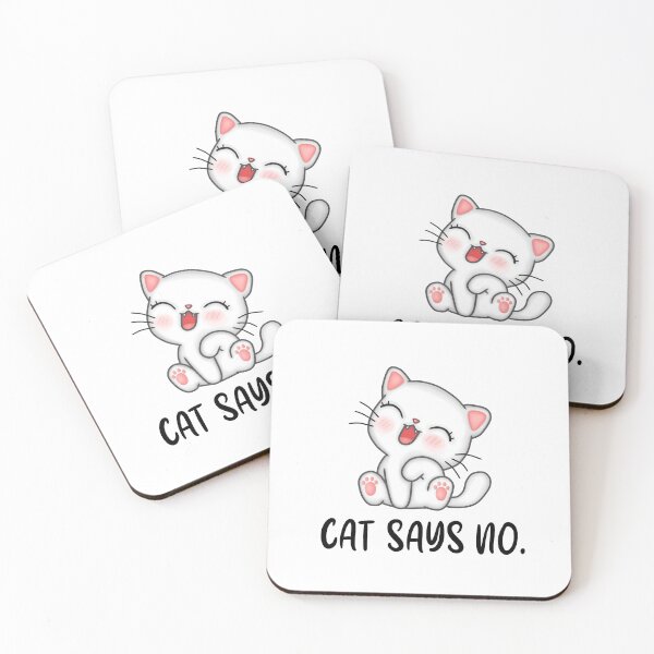 Item preview, Cat says no.  designed and sold by Bilalicia.