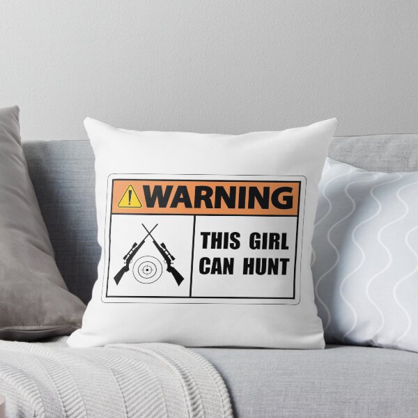Item preview, Warning This Girl Can Hunt designed and sold by Lazy Factory.