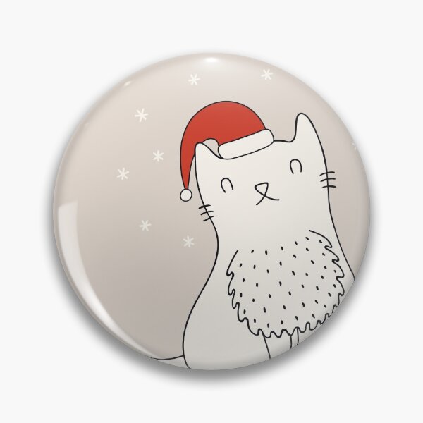 Item preview, CAT season's greeting, Merry Christmas, cat doodles Xmas, holiday greet designed and sold by Pointit.