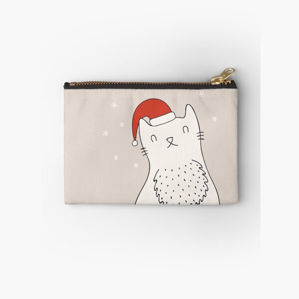 Item preview, CAT season's greeting, Merry Christmas, cat doodles Xmas, holiday greet designed and sold by Pointit.