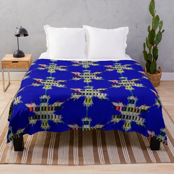 Item preview, Royal Blue snowflakes star by Iritof designed and sold by iritof.