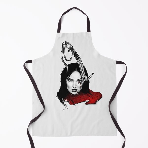Item preview, Ice pick- a portrait (monochromatic illustration on white with red accent) designed and sold by Anicatattoos.