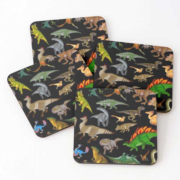 Item preview, Dinosaurs on black designed and sold by lucamendieta.