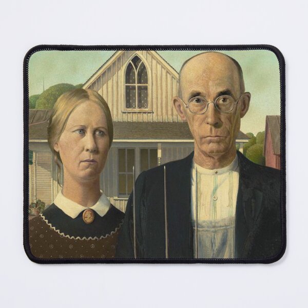 Item preview, American Gothic - Grant Wood designed and sold by Vintage Designs +.