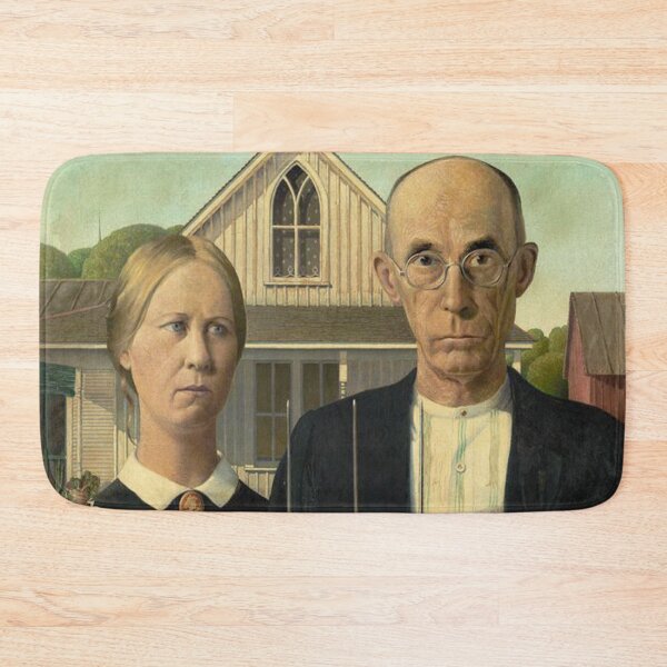 Item preview, American Gothic - Grant Wood  designed and sold by Vintage Designs +.