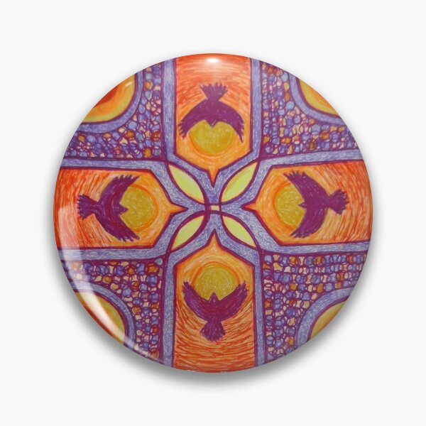 Item preview, Messenger of Spirit Original Mandala by Mary How designed and sold by Mary How.