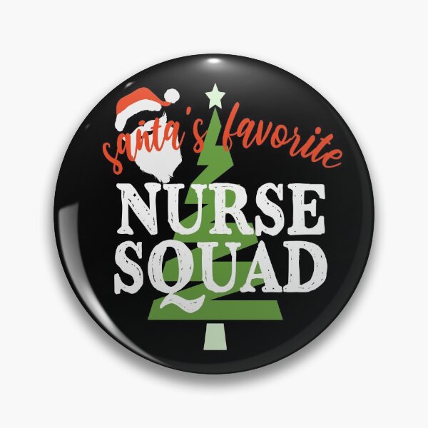Item preview, Santa's Favorite Nurse Squad Christmas  designed and sold by JooArtPrints  ★★★★★.
