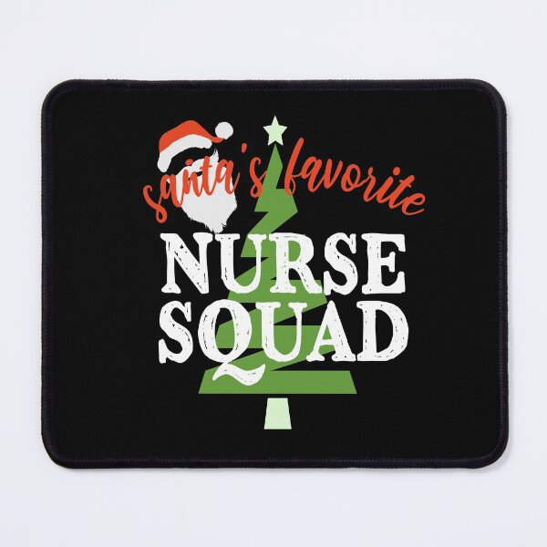 Item preview, Santa's Favorite Nurse Squad Christmas designed and sold by JooArtPrints ★★★★★.