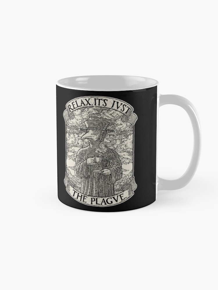 "The Chillest Plague Doctor" Coffee Mug for Sale by dukecoffeeart