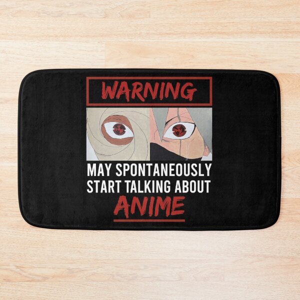 Item preview, Warning May Spontaneously Start Talking About Anime designed and sold by FreeMood.