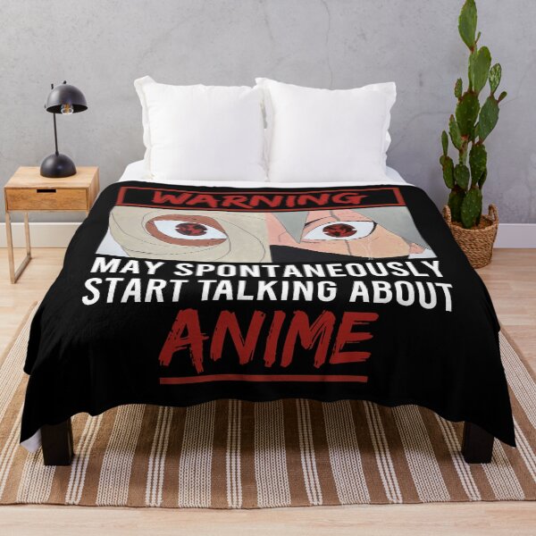 Item preview, Warning May Spontaneously Start Talking About Anime designed and sold by FreeMood.