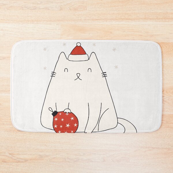 Item preview, CAT warmest wishes, Merry Christmas, cat doodles Xmas, holiday greet designed and sold by Pointit.