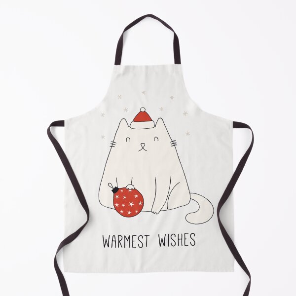 Item preview, CAT warmest wishes, Merry Christmas, cat doodles Xmas, holiday greet designed and sold by Pointit.