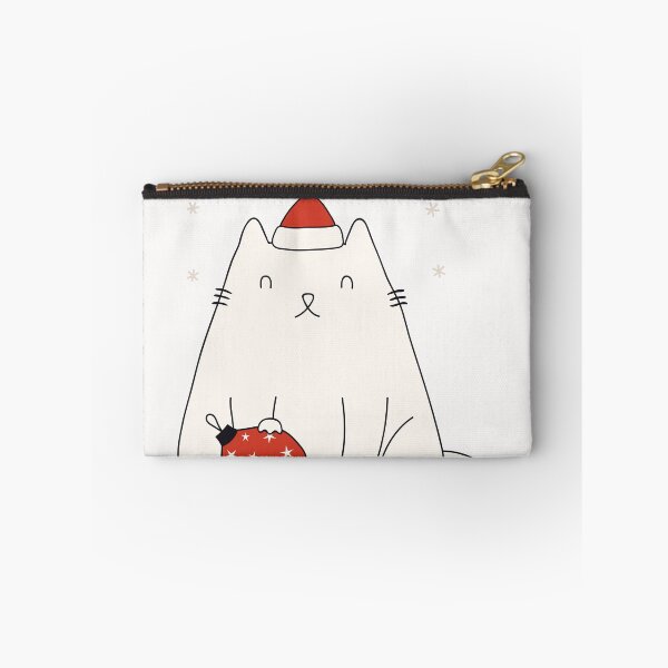 Item preview, CAT warmest wishes, Merry Christmas, cat doodles Xmas, holiday greet designed and sold by Pointit.