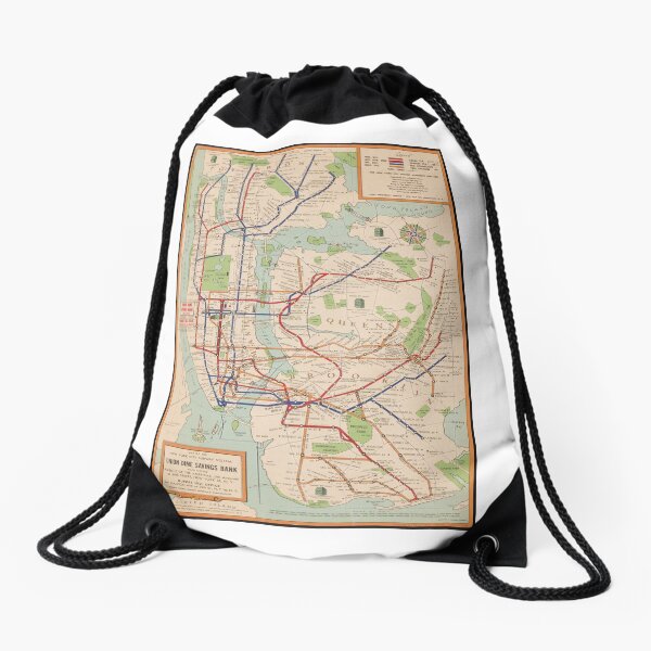 Item preview, NYC old subway map designed and sold by Jivesas.