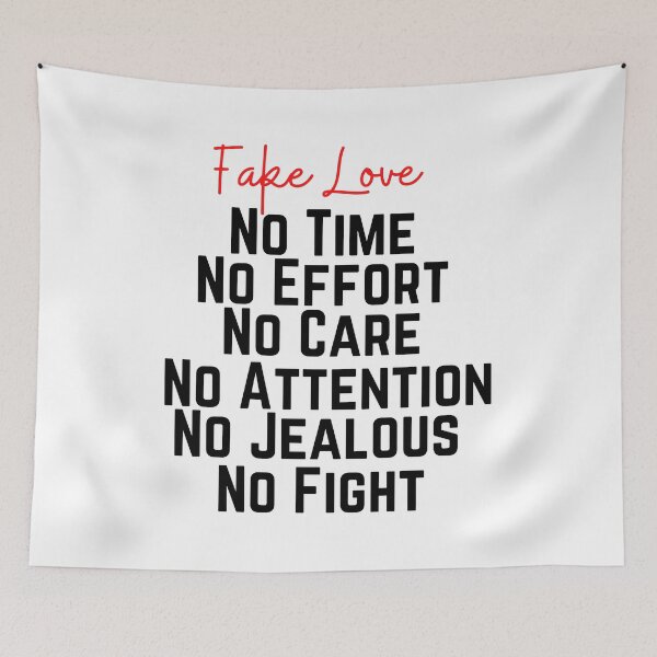 Item preview, Fake Love designed and sold by uranus-art.