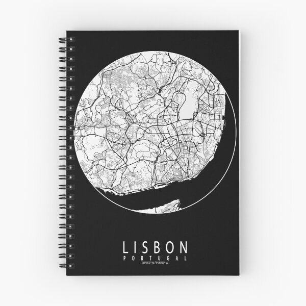 Item preview, Lisbon City Map of Portugal - Full Moon designed and sold by deMAP.