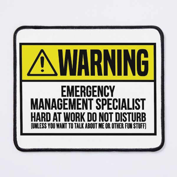 Item preview, don't disturb Emergency Management Specialist designed and sold by JakubkoJunak.