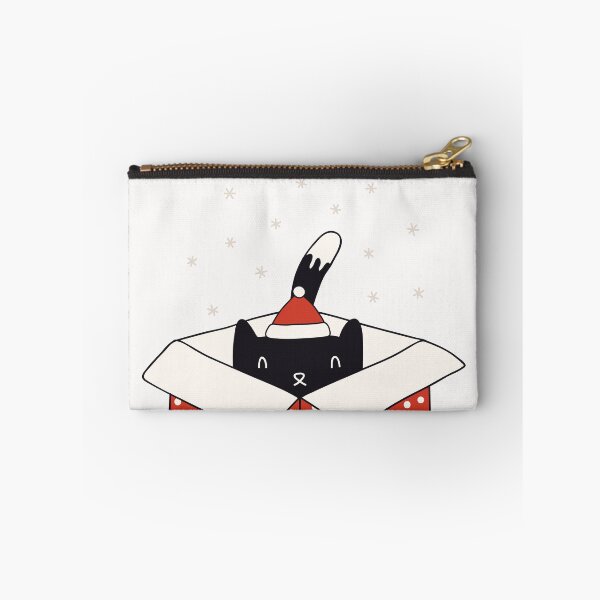 Item preview, cat gift, happy holidays, cat doodles Xmas, holiday greet designed and sold by Pointit.