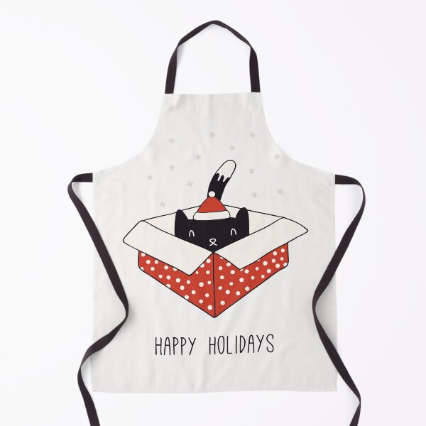 Item preview, cat gift, happy holidays, cat doodles Xmas, holiday greet designed and sold by Pointit.