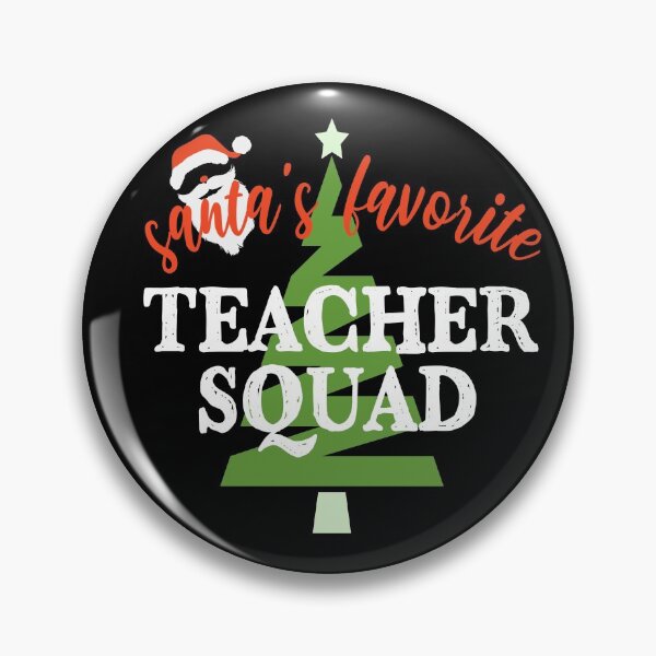 Item preview, Santa's Favorite Teacher Squad Christmas  designed and sold by JooArtPrints  ★★★★★.