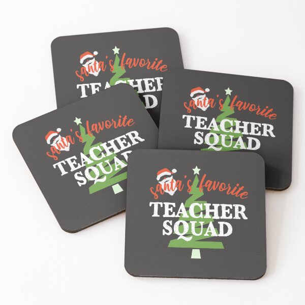 Item preview, Santa's Favorite Teacher Squad Christmas  designed and sold by JooArtPrints  ★★★★★.